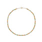 Pastel Rainbow Enamel Gold Cable Chain Necklace