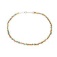 Pastel Rainbow Enamel Gold Cable Chain Necklace