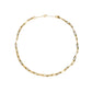 Gold Paperclip Chain Necklace