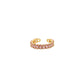 Venice Gold And Pink Adjustable Ring